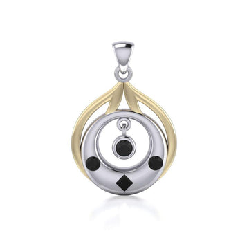 Blaque Circles Pendant MPD814 - Jewelry
